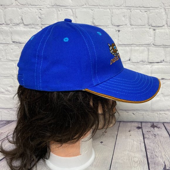 Bosch Hat Cap Strap Back Blue GCL Diesel Performance Embroidered Checkered Flag - Picture 4 of 9
